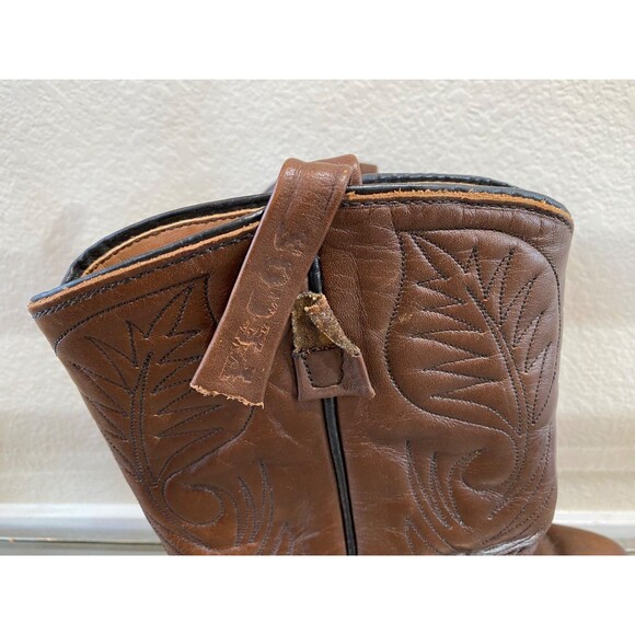 Red Wing 9801-1 Pecos Mens 8.5 E Brown Leather Red Wing Cowboy Boots USA - Picture 8 of 8